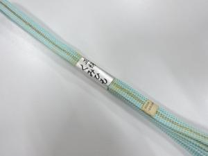 未使用品　正絹　帯留め用　手組三分紐